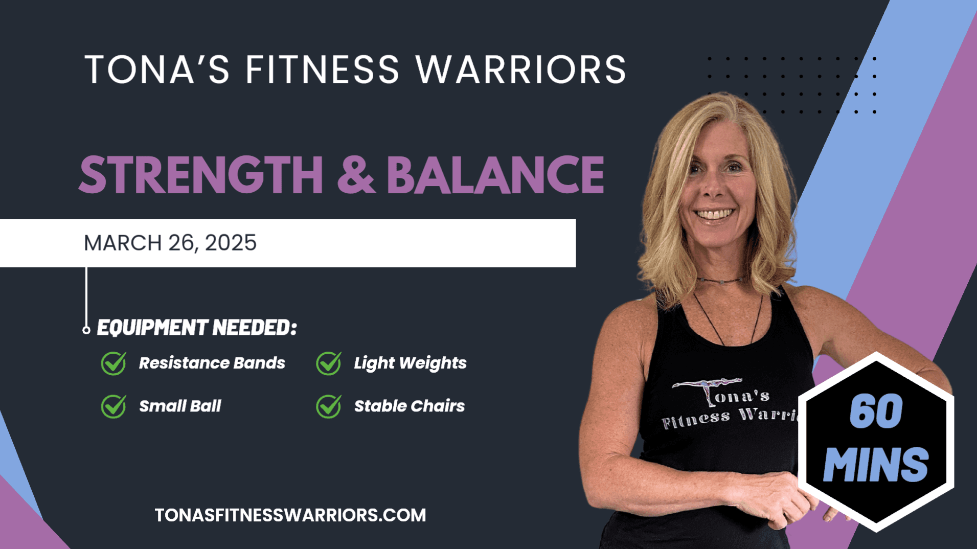 Tona's Fitness Warriors YouTube Channel Screenshot